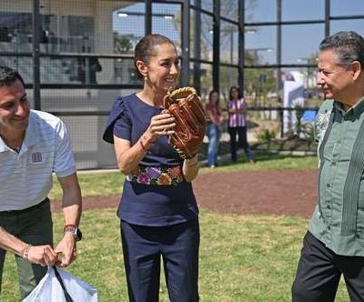 Sheinbaum-inaugura-Ciudad-Deportiva-de-Alto-Rendimiento-en-Pachuca-y-convoca-a-una-clase-nacional-de-beisbol-y-softbol