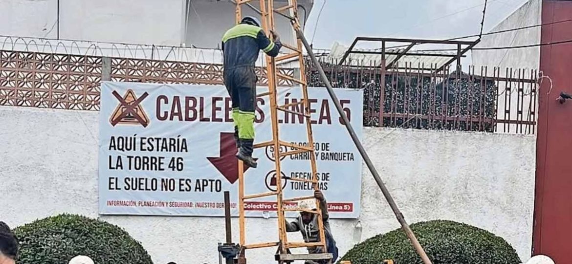 Vecinos-protestan-por-instalacion-de-pilote-de-la-Linea-5-del-Cablebus-en-Alvaro-Obregon